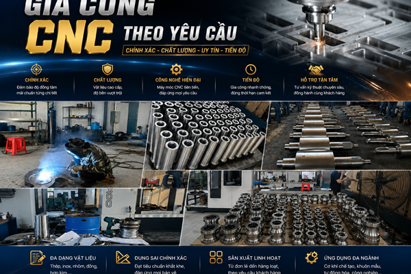 Gia Công CNC Chính Xác – Giải Pháp Cơ Khí Hiện Đại